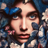 Mesmerizing Eyes Walldecoration Wandkraft 70x118 cm