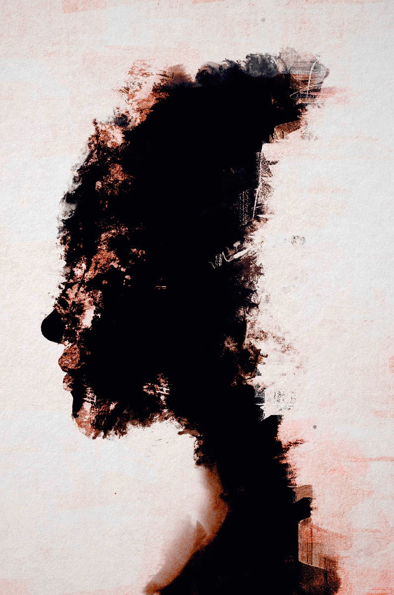 Silhouette II Walldecoration Wandkraft 70x118 cm