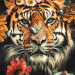 Tiger Walldecoration Wandkraft 70x118 cm