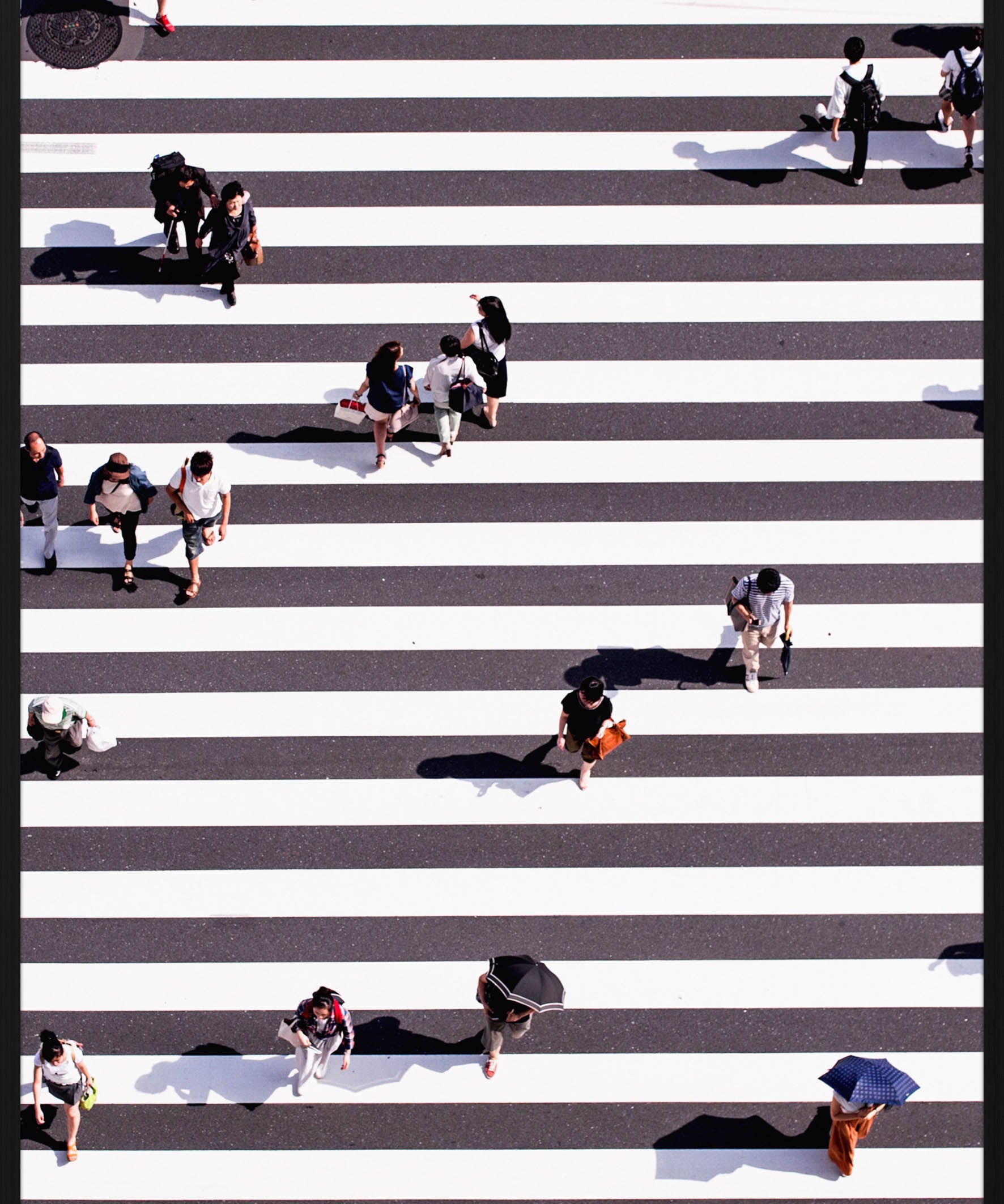 Rhythm of the City 025 Walldecoration Wandkraft 70x118 cm