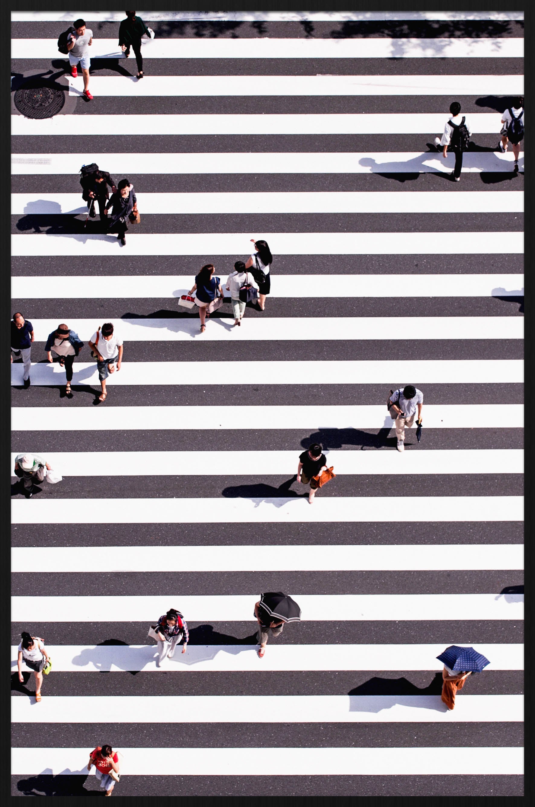 Rhythm of the City 025 Walldecoration Wandkraft 70x118 cm