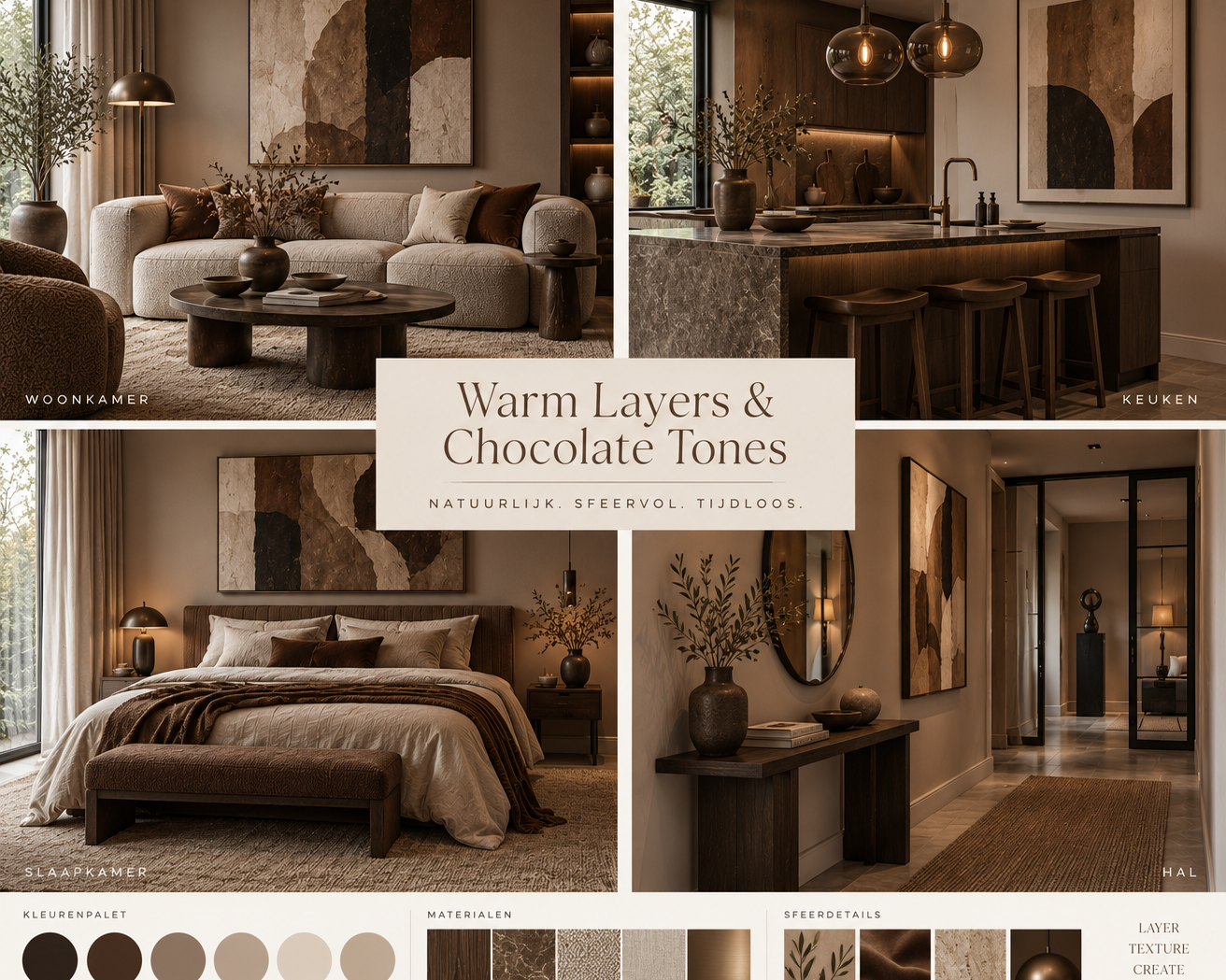 Warm Layers & Chocolate Tones