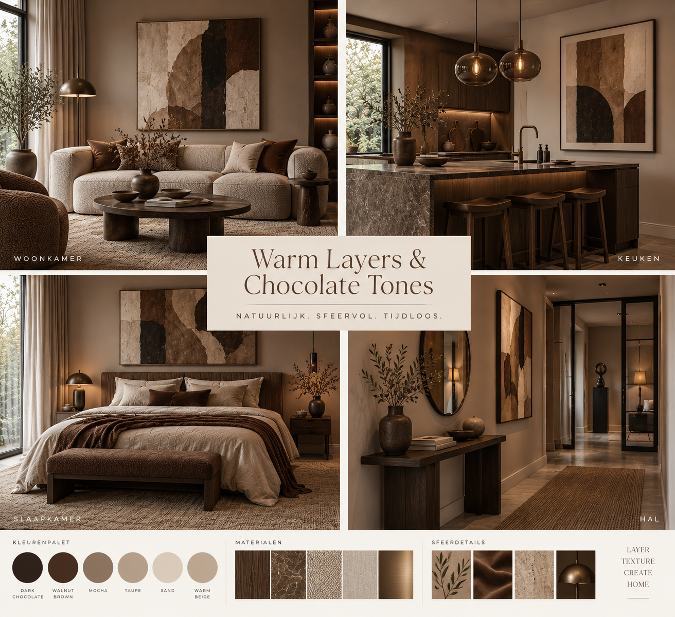 Warm Layers & Chocolate Tones