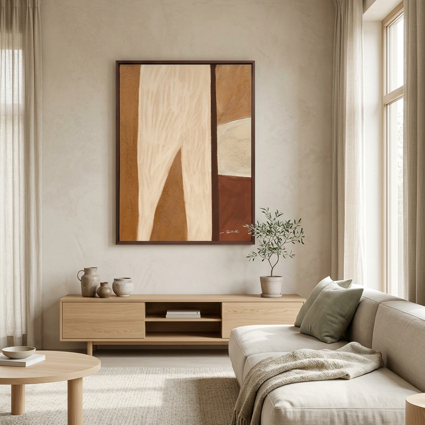 Japandi Wandkleed: Zen Elegantie voor je Interieur