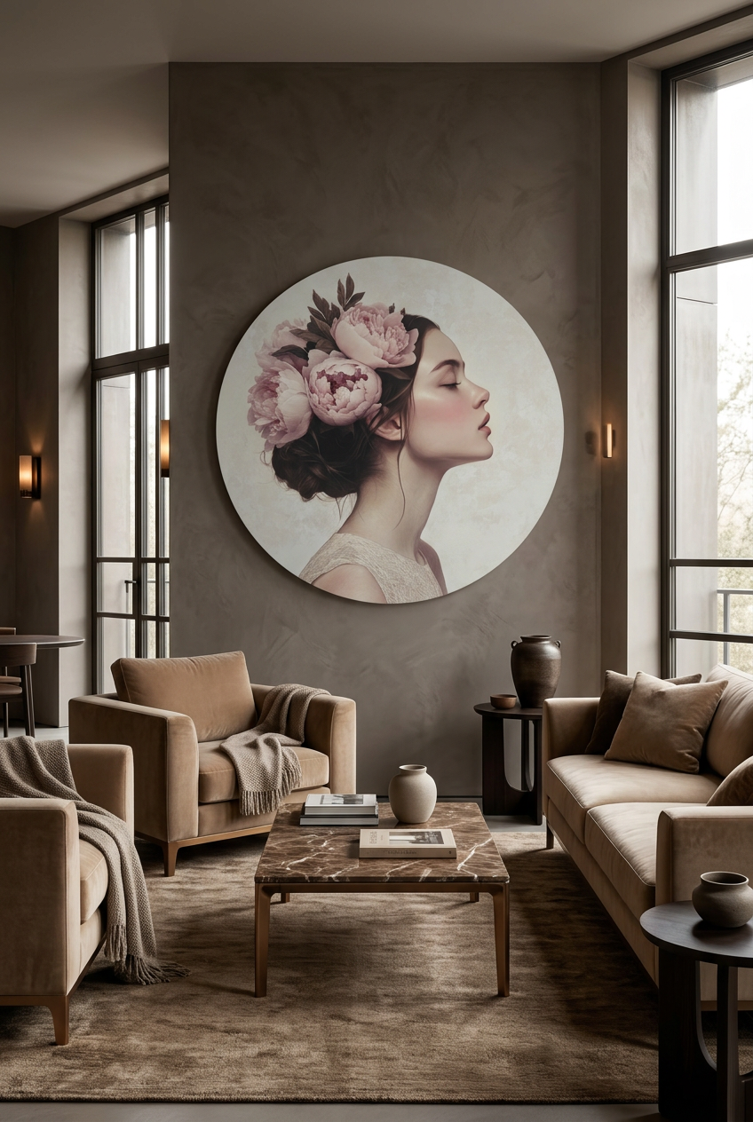 Luxe Wanddecoratie Woonkamer: Stille Elegantie