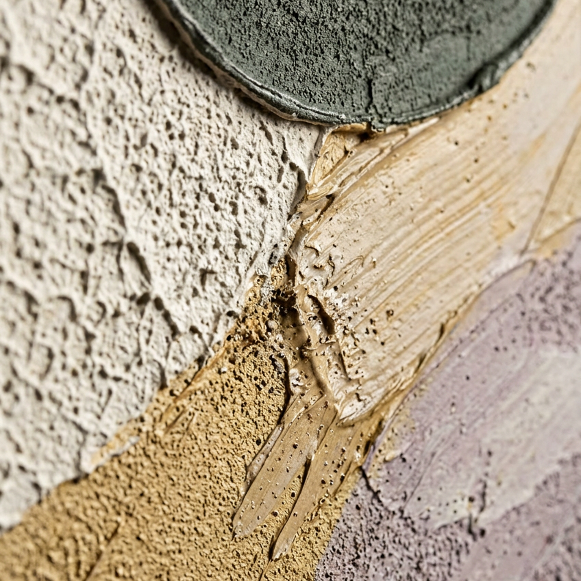 Textuur Schilderij: Diepte en Warmte op je Muur