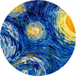Rond kunstwerk