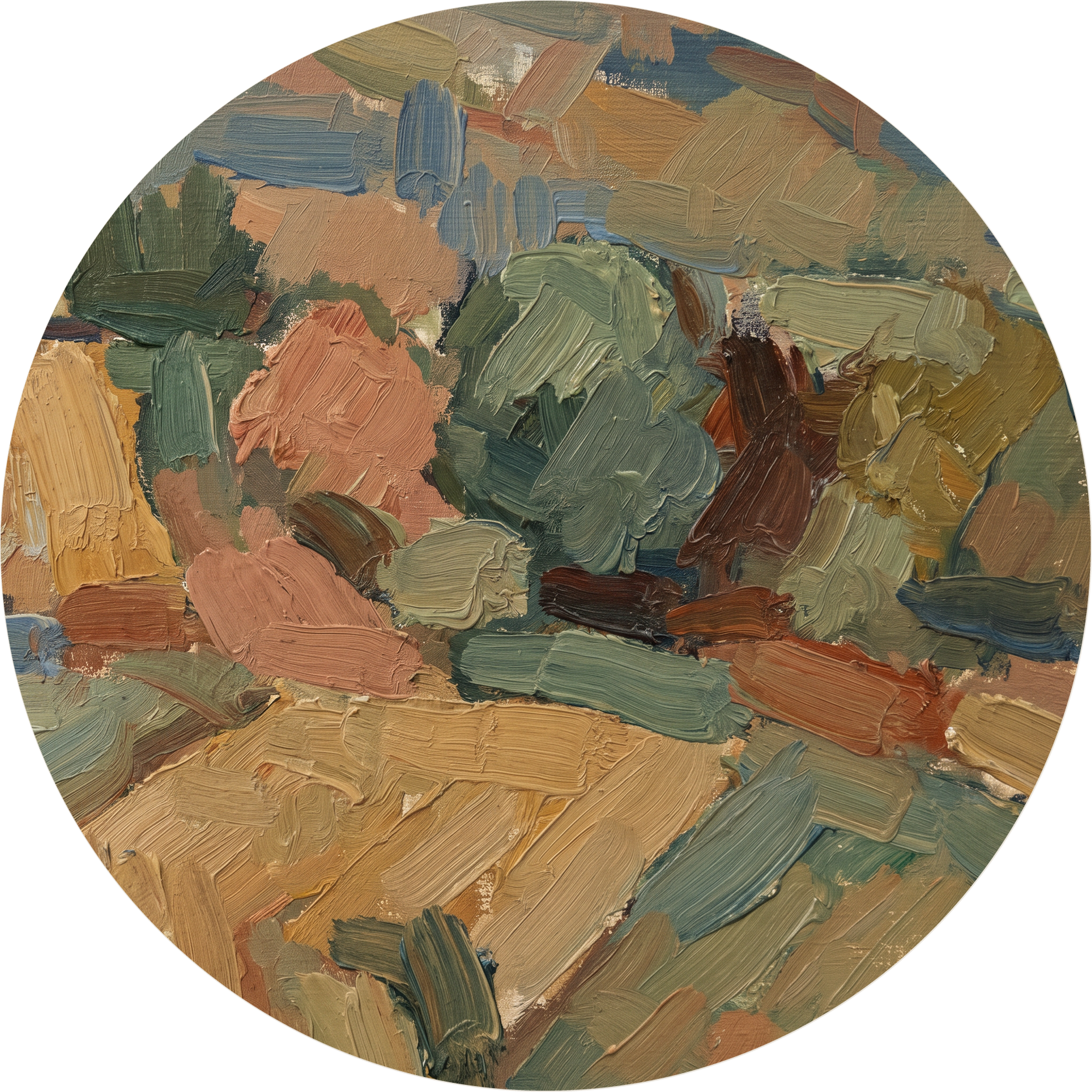 Rond kunstwerk