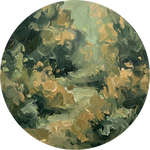 Rond kunstwerk