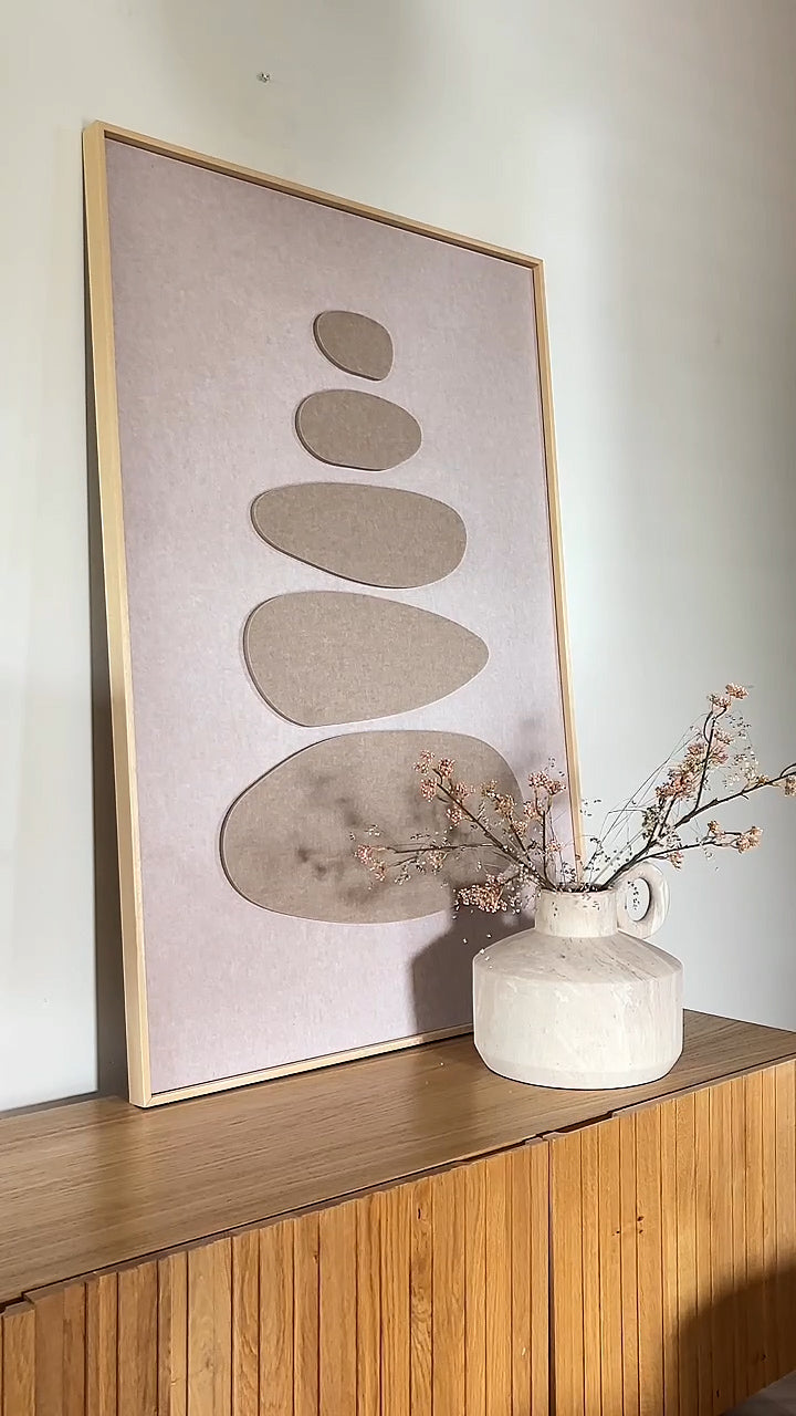 Stacked Ovals Walldecoration Wandkraft