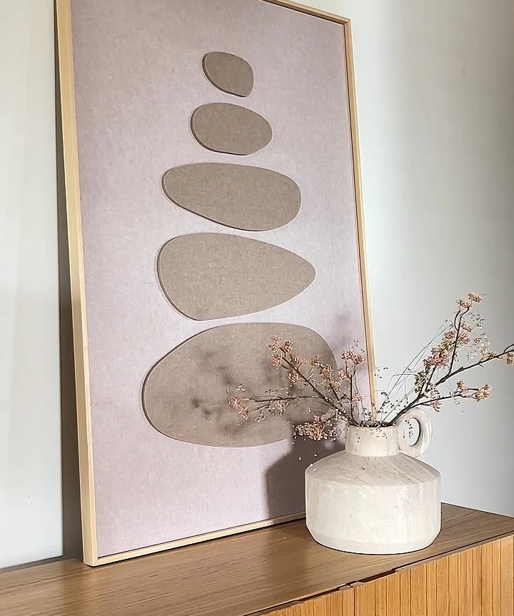 Stacked Ovals Walldecoration Wandkraft