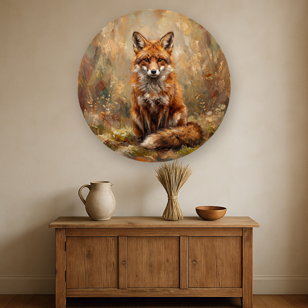 Landelijk interieur mockup