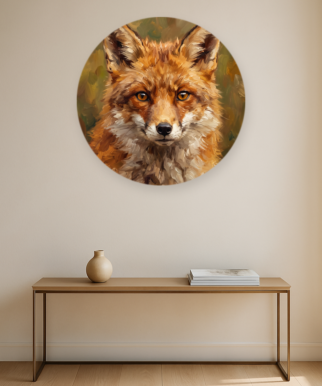Amber Fox in interieur