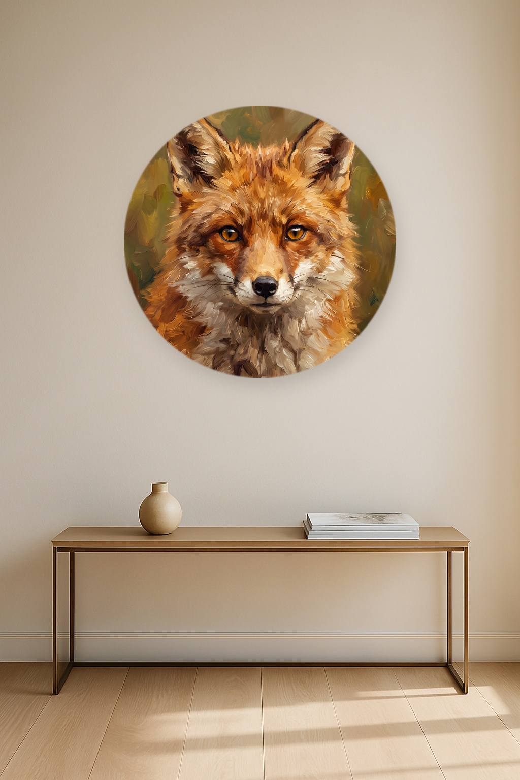 Amber Fox in interieur