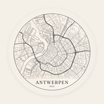 Antwerpen stadskaart rond
