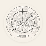 Arnhem stadskaart rond