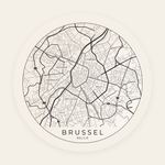 Brussel stadskaart rond