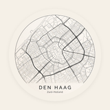 Den Haag stadskaart rond