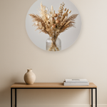 Dune Bouquet ronde wanddecoratie in modern interieur