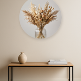 Dune Bouquet ronde wanddecoratie in modern interieur