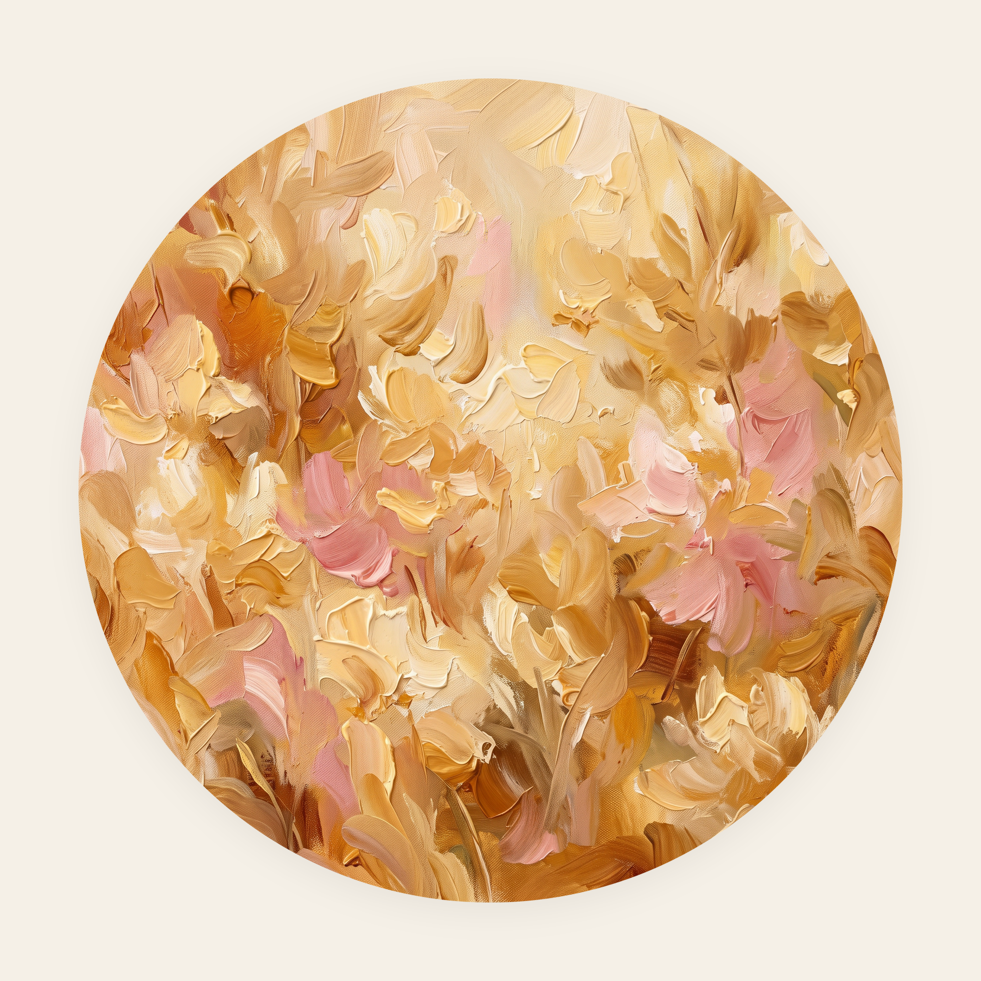Gilded Muse rond schilderij