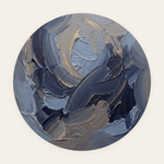 Indigo Sonata rond schilderij