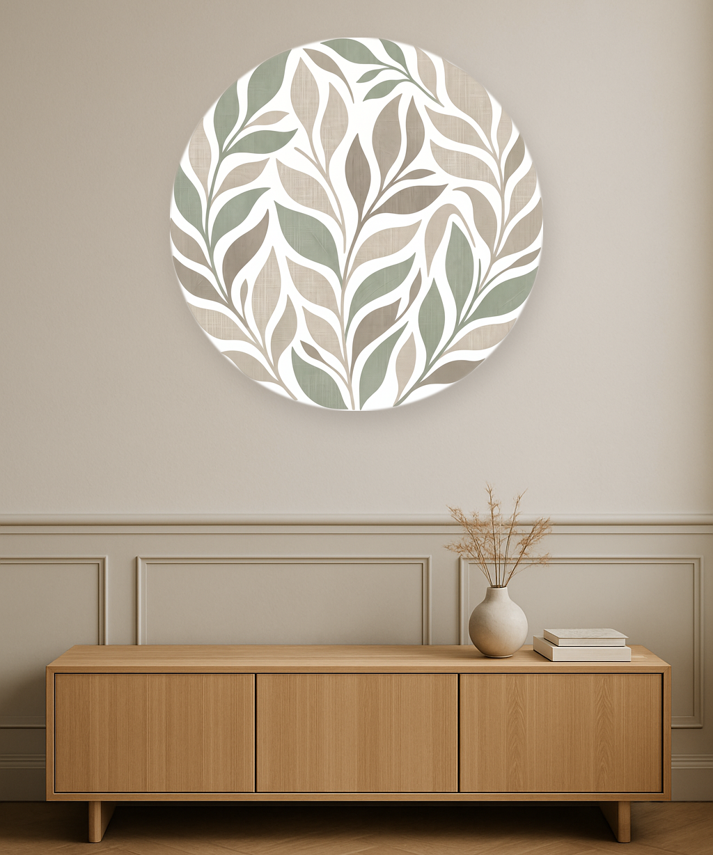 Linen Leaves in interieur