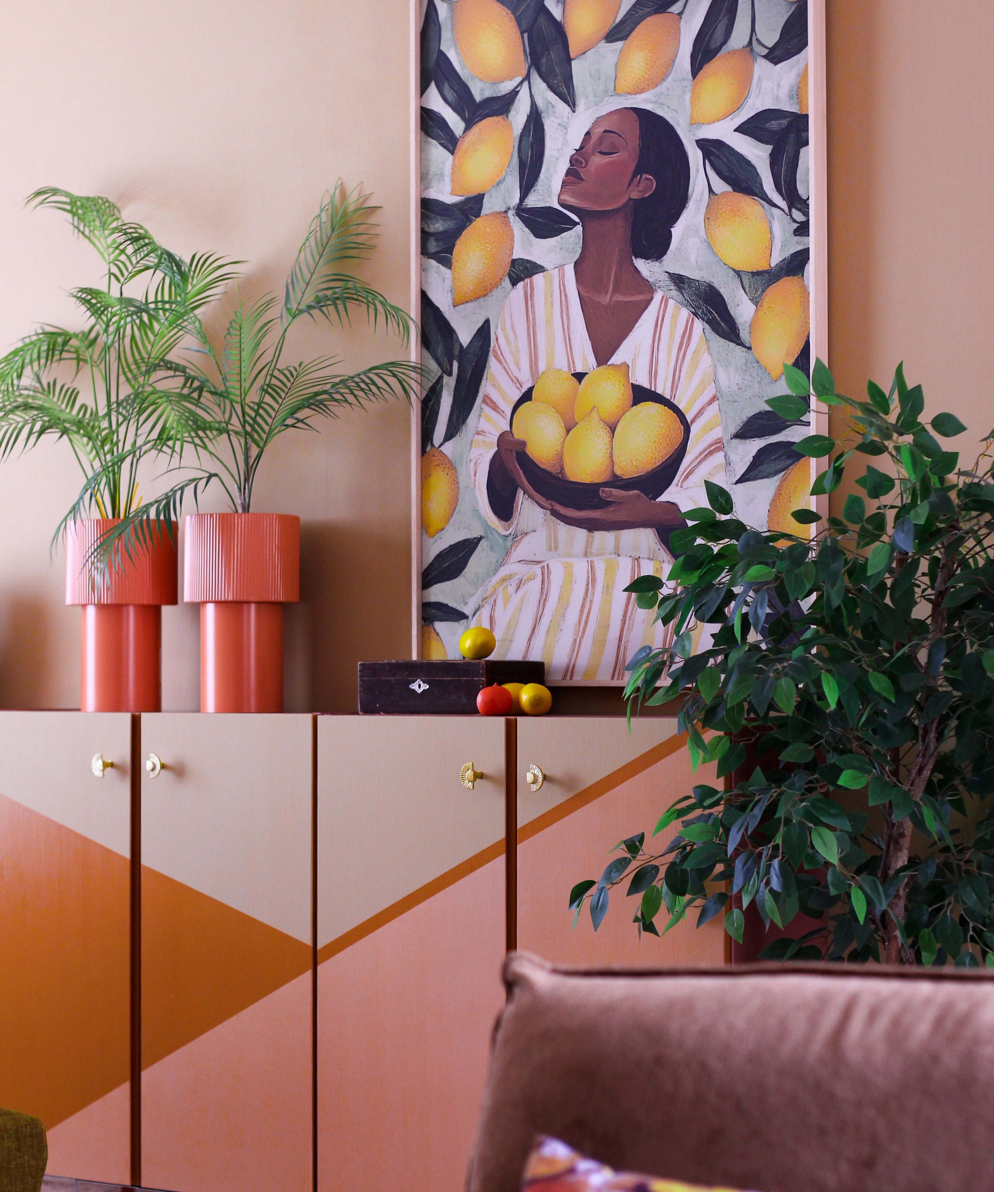 Citrus Serenity Walldecoration Wandkraft