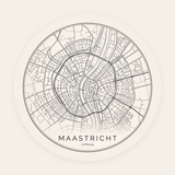 Maastricht stadskaart rond