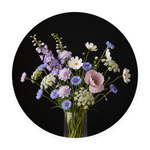 Meadow Nocturne ronde dibond wanddecoratie Wandkraft