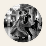 Midnight Waltz rond schilderij