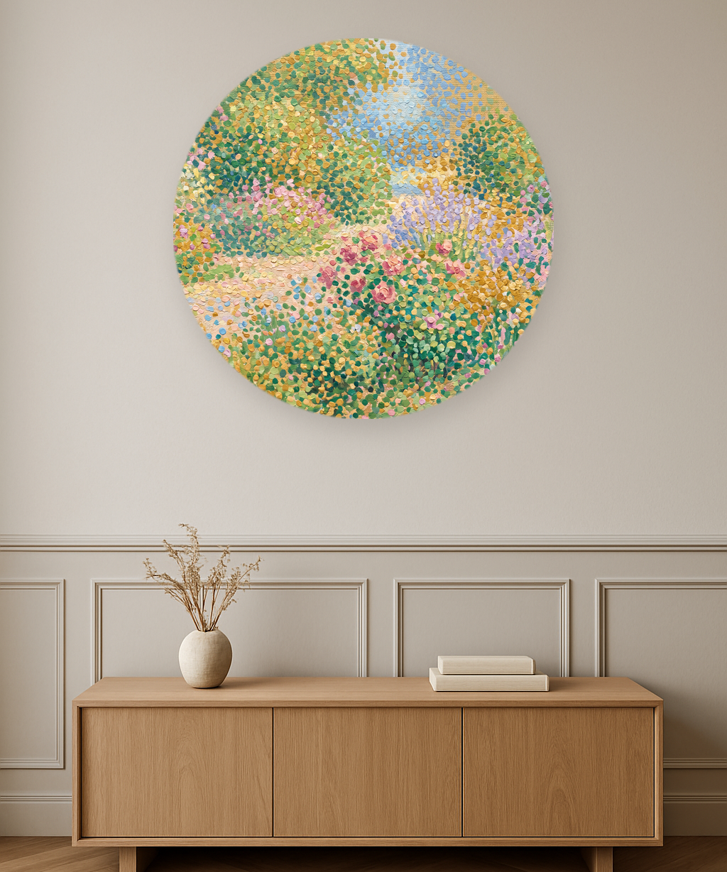 Pointille Garden in interieur