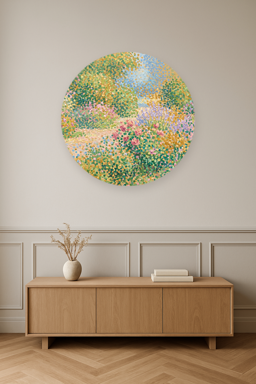 Pointille Garden in interieur