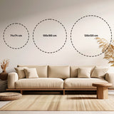 Maten ronde wanddecoratie Wandkraft
