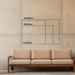 Seaside Geometry Walldecoration Wandkraft