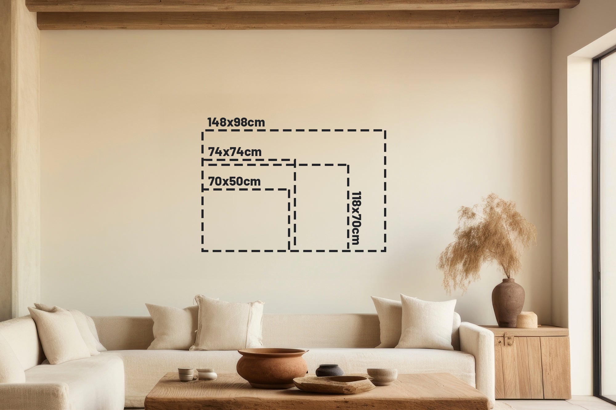 Winter Meadow Walldecoration Wandkraft