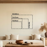 Winter Meadow Walldecoration Wandkraft