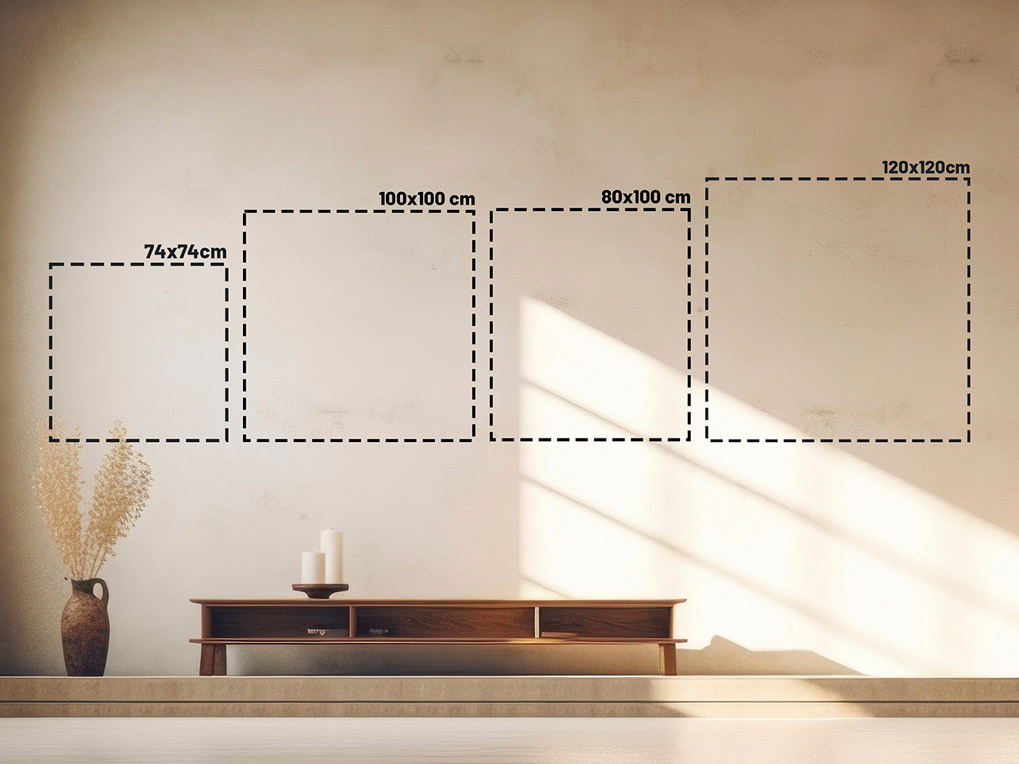 Sunlit Bliss Walldecoration Wandkraft