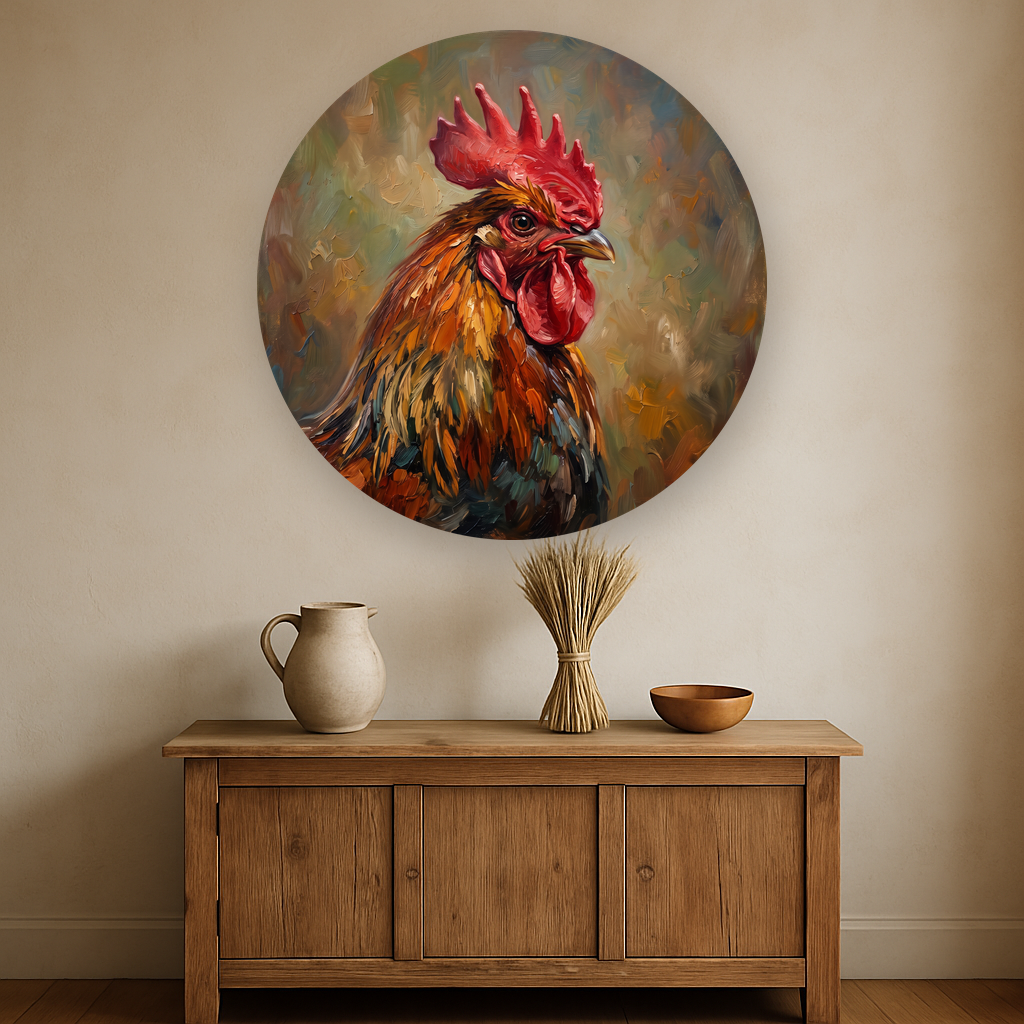 Landelijk interieur mockup