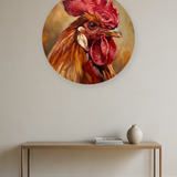 Proud Rooster in interieur