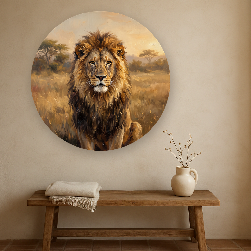 Landelijk interieur mockup
