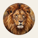 Regal Mane rond schilderij
