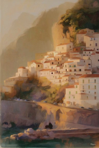 Where the Sun lingers Walldecoration Wandkraft 40x60 cm Flat on the Wall