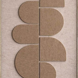 Feltro Acustico 002 Walldecoration Wandkraft Baklijst Blank Beige
