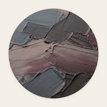 Slate Whisper rond schilderij