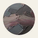 Slate Whisper rond schilderij