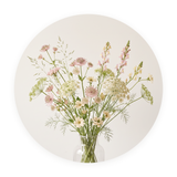 Soft Meadow ronde dibond wanddecoratie Wandkraft