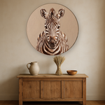 Striped Silence in een landelijk interieur
