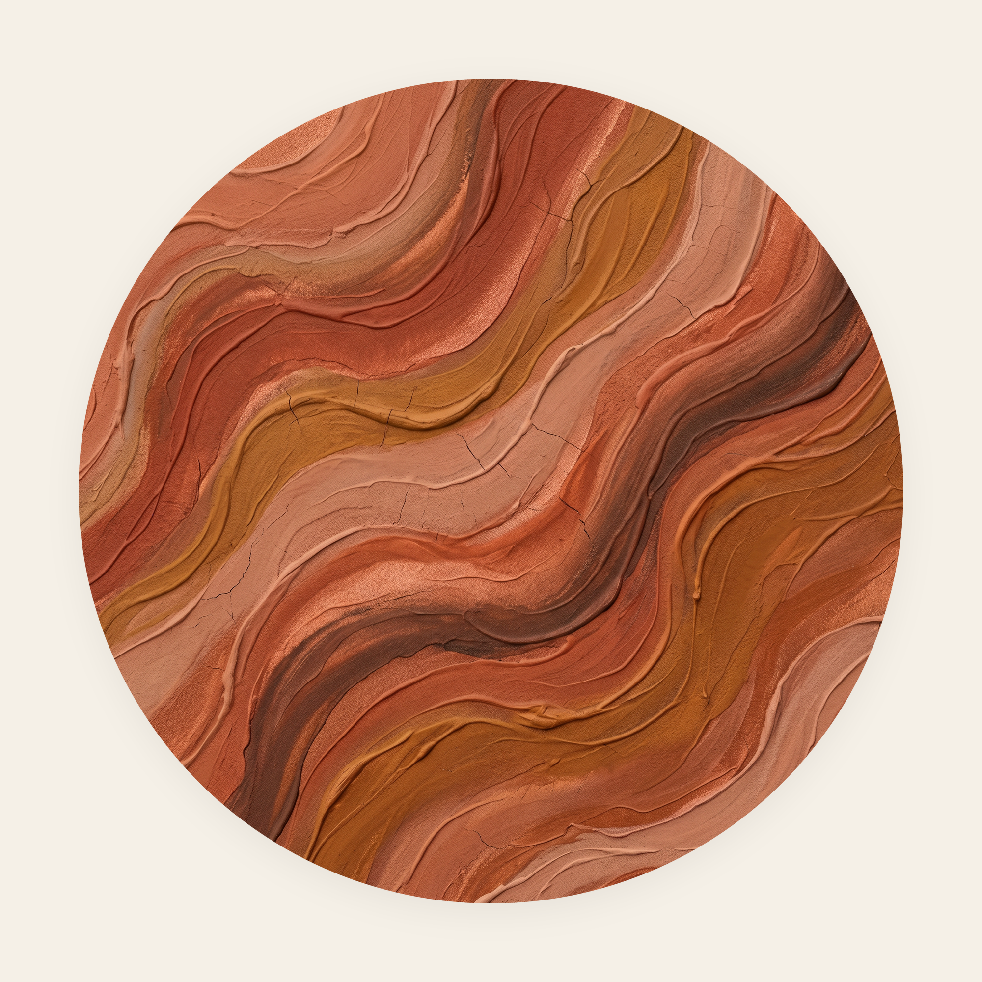 Terra Vein rond schilderij