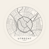 Utrecht stadskaart rond